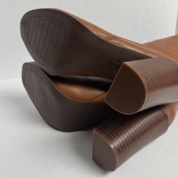 Kenneth Cole Womens Justin Knee High Boot Cognac Size 8.5 M. - Picture 5 of 6